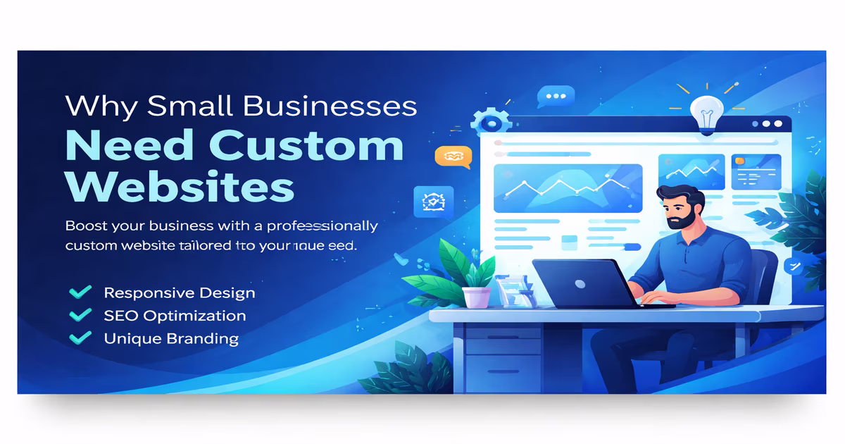 Why Small Businesses Need a Custom Website Instead of Templates